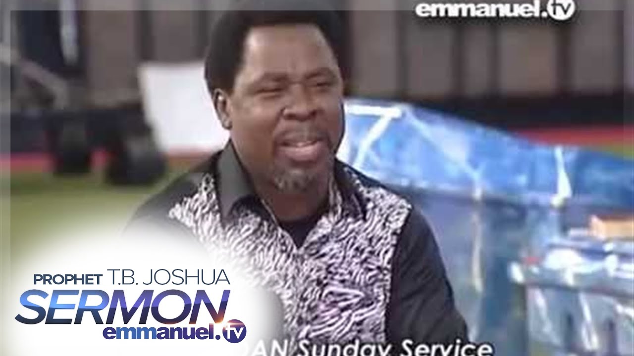 T.B. Joshua Speaks On JOB CREATION! - Emmanuel TV