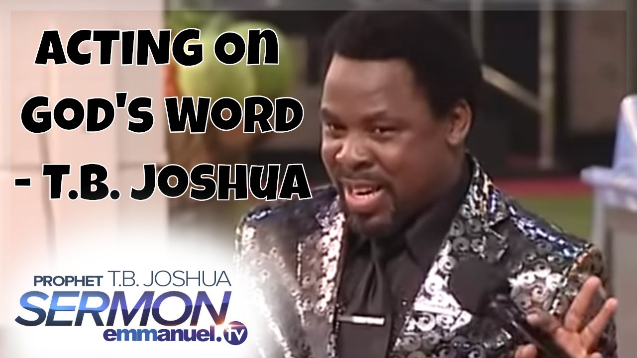 How To ACTUALLY DO What The BIBLE Says!!! | TB Joshua Sermon - Emmanuel TV