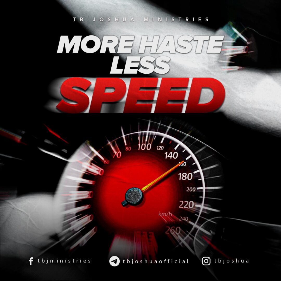 More Haste Less Speed Doesn T Make Sense